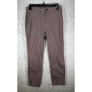 Cosmic Blue Love Pants Womens Sz 26  Waist 28” Lavender Crop Casual Stretch